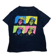 ノートリアスB.I.G. ヒップホップ 半袖Tシャツ ラッパー m35 L相当_画像1