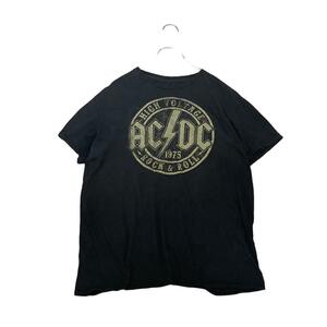 ACDC バンド半袖Tシャツ ロックバンド ロックT バンT m38 XL相当