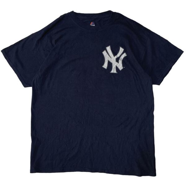 Majestic 半袖Tシャツ MLB ヤンキース 14 カストロ x20① L相当