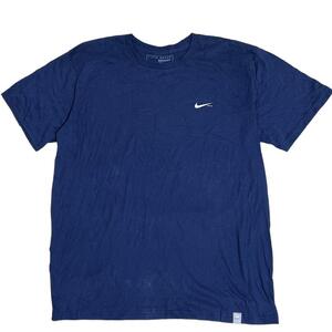 NIKE 半袖Tシャツ ナイキスイム ネイビー ロゴタグ US古着 w46 L相当