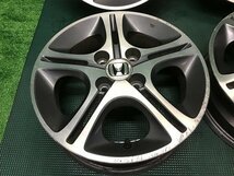 【送料無料】JE1/JE2 ゼスト 純正 アルミホイール 14×4.5J+45 4穴-100 4本セット ホンダ 冬用/スタッドレス用などにも♪_画像6