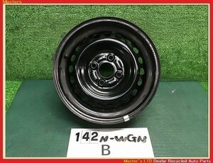 【送料無料】JH3 N-WGN 純正 スチールホイール 14×4.5J 4穴-100 1本のみB 黒 42700-TTA-J01 鉄ホイル