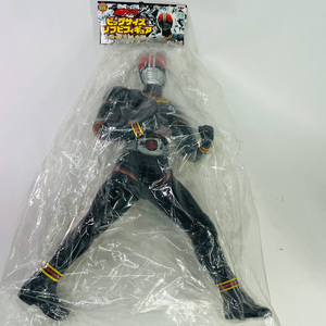 [Используется] Kamen Rider Big Size Soft Bi Figure -Рост века King -Black S * Содержимое липкое, но нераскрытое.