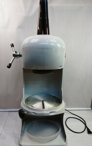 【動作確認済】【中古】HAIGE かき氷機 電動式 業務用 ふわふわ 台湾風 半貫目氷対応 WF-A288 ホワイト系