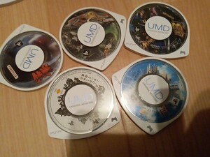 【PSP】 勇者のくせになまいきだ2 モンハン 鉄拳 5本セット 動作品
