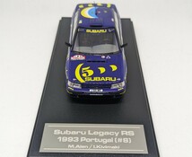 1/43 hpi SUBARU Legacy RS 1993 Rally Portugal スバル レガシィ マルク・アレン ラリーポルトガル WRC 世界ラリー選手権 hpi racing_画像4