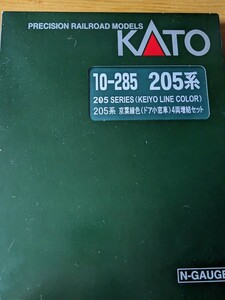 カトー 205系京葉線色4両増結セット（ドア小窓車）