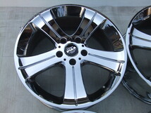 RACING PIAA X-1S メッキ 18×7.5J 5H PCD114.3 +38 4本セット 会社宛 送料無料 J21_画像2