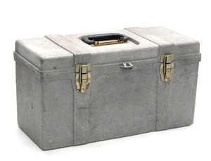 T023Tちょる☆ Contico TUFF-BOX タフボックス ツールボックス 工具箱 道具箱 50cm×23cm 高さ26.5cm　現状品