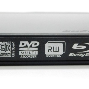 T068Tちょる☆BUFFALO BDXL USB2.0用 ポータブルブルーレイドライブ ブラック BRXL-PC6VU2-BK DVD 動作確認済みの画像4