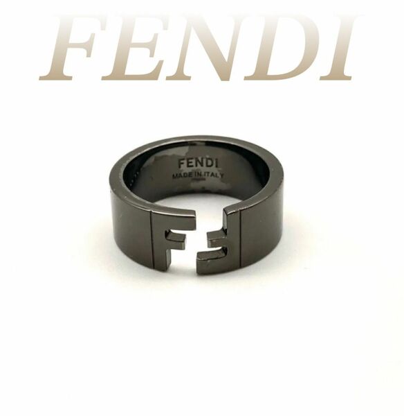 フェンディ ルテニウム FF リング 指輪 60223