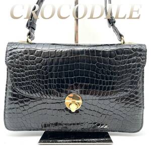  высший класс крокодил ручная сумочка крокодил кожа черный 60301