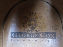 英国製 GEORGE COX 3588 VIB GIBSON ラバーソール 7 ホワイト ジョージコックス ギブソン レザー ブーツ 本革 シューズ パンク ロカビリー_画像8