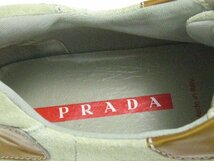 ★37ハーフ★PRADAプラダスポーツ スニーカー 　スウェード×エナメル　レディース★_画像7