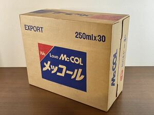 【1987年当時物/新品未開封】メッコール 250ml×30本ケース