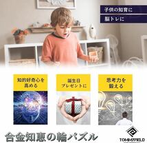 知恵の輪 はずる 大人 子供 頭の体操 キャストパズル パズルセット おもちゃ_画像3