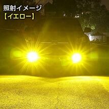 【在庫限り】H8H11H16 BLUESEATEC H8 H11 LEDフォグランプ 2色切り替え 爆光 h16 led フォグ 6000K ホワイト 3000K イエロー16000lm 40W 12_画像5