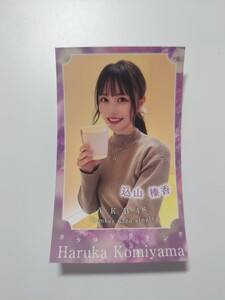 【まとめ買い歓迎】AKB48 カラコンウインク スマホサイズセルフィーステッカー 込山榛香