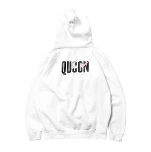 qucon キューコン x フラグメント fragment design type 01 hoodie パーカー white 白 size: L 新品未使用 即発送可 他多数出品中