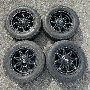 FUEL フューエル HOSTAGE D531 ATタイヤホイールセット 18×9J -12 285/60R18 4本 ランクル プラド ハイラックス FJクルーザー US