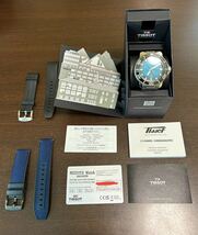 純正ベルト2本付 TISSOT ティソ T120.607.11.041.00 シースター 2000 SEASTARプロフェッショナル 600m防水 パワーマティック80_画像8