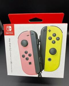 残り1点【新品・未使用・未開封品】任天堂純正品 Joy-Con (L)/(R) HAC-A-JAVAF [パステルピンク/イエロー]【送料無料】