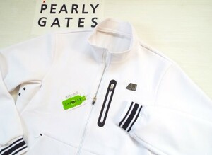 ☆新品☆マスターバニー by PEARLY GATES / MBE スウェット 鹿の子ダンボール フルジップジャケット / サイズ６