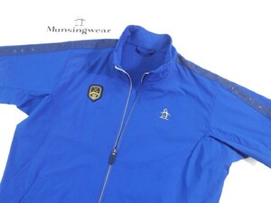 ★超美品★Munsingwear マンシングウェア / フルジップ 半袖ジャケット 撥水 モーション３D / サイズＬ