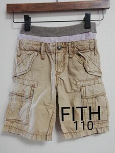 FITH フィス チノハーフパンツ 110 ベージュ デニム&ダンガリー