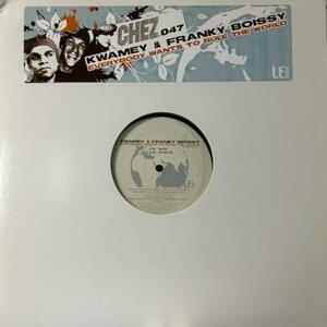 Kwamey & Franky Boissy Everybody Wants To Rule The World [12”] DEEP HOUSE ELECTRONIC