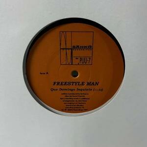 Freestyle Man Que Domingo Inquieto [12”] Deep House, Latin, Afrobeat, Future Jazz