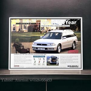  that time thing!!! Subaru Legacy overseas edition winning memory advertisement / poster BG BD BG9 BG5 GTB 2nd gen mk2 parts muffler Wagon Legacy Estate