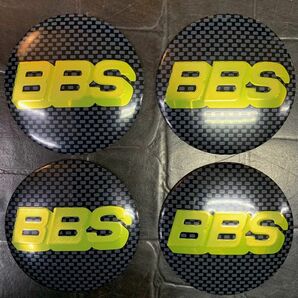 ◆高品質◆ BBS ロゴ ブラック シルバーロゴ 3D センターキャップ ステッカー ◆★1台分4個1セット★