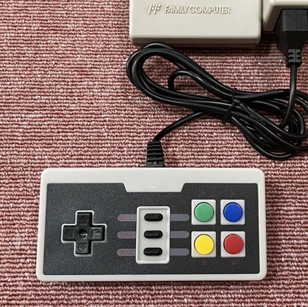 【送料無料】 ニューファミコン AVファミコン 連射 コントローラー 新品 互換品 NES風