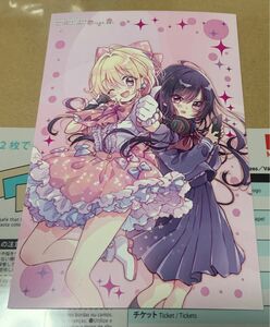 アイドルビーバック ポストカード イラストカード ブロマイド こみっくがーるず こみっくがーるず展 はんざわかおり