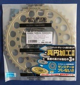 SUNSTAR サンスター RH-103-45 リア リヤ スプロケット スプロケ 520-45T 45T 45丁 XJR400 XJR400R RZ250 RZ350 NSR250R 新品 520 45