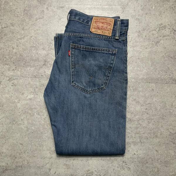 Levi's リーバイス 505 ワイド ジーンズ デニムパンツ W34 L30 テーパード ジーパン 古着