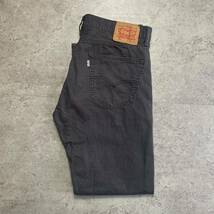 Levi's リーバイス 505 ブラック ジーンズ デニムパンツ W36L32 テーパード グレー _画像1