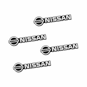 日産　NISSAN 3D ロゴホーンステッカースピーカーデカールステッカー
