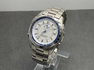 稼働品 ソーラー電波 CASIO OCEANUS/カシオ オシアナス　OCW-T100 メンズ腕時計 【YB-024200】