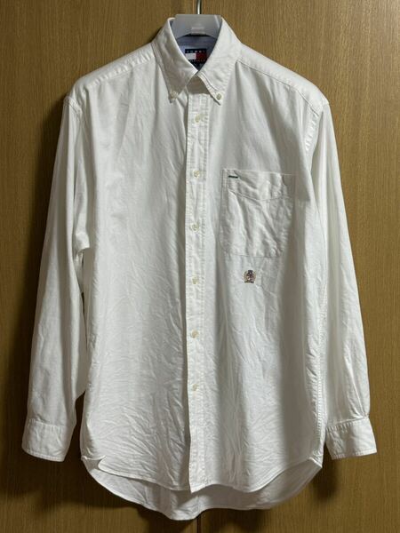 美品 90s トミーヒルフィガー ボタンダウンシャツ L~XL BDシャツ