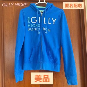 【美品】GILLY HICKS(ギリーヒックス) 青色 パーカー