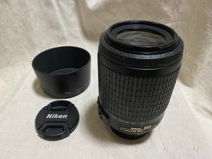 ニコン APSサイズ一眼レフ専用望遠レンズ AF-S DX VR 55-200mm F4.0-5.6 中古正常動作品 外観並品