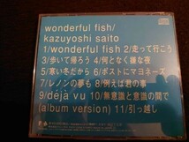 ★☆A01585　斉藤和義/WONDERFUL FISH　CDアルバム☆★_画像2