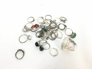 1円 アクセサリー デザイン SV含む リング おまとめ大量セット EV073