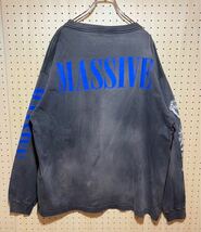 【XL】 SAINT MICHAEL 23AW Long Sleeve Tee MASSIVE セントマイケル ロング スリーブ Tシャツ マッシブ (SM-A23-0000-011) F393_画像2