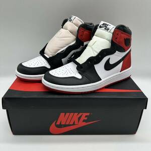 【23cm】新品 WMNS NIKE AIR JORDAN 1 RETRO HIGH Satin Black Toe ウィメンズ エアジョーダン1 サテン ブラック つま黒 (CD0461-016) 4629