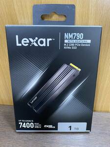 55) Lexar NM790 m.2 2280 PCIe Gen4×4 NVMe SSD 1TB ヒートシンク付き 最大読込: 7400MB/s