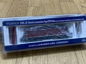 未使用？極美品 TOMIX Nゲージ 2105 JR ED75 1000形電気機関車(前期型・JR貨物新更新車) (M)