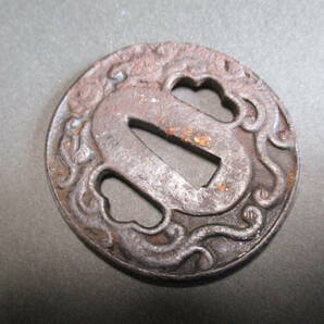 江戸期 南蛮鉄鍔                    日本刀 武具 甲冑の画像10